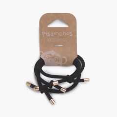 Elastici per capelli Nero