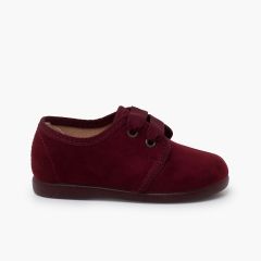 Blucher serratex lacci in faya Bordeaux