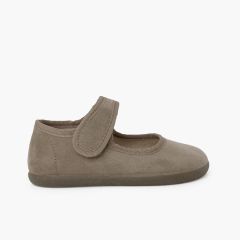 Ballerine con cinturino barefoot serratex chiusura strappo Sabbia
