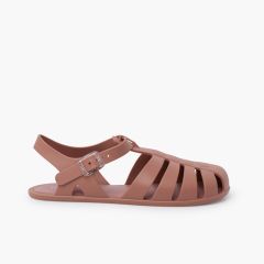 Sandali ragnetti barefoot bambini e donna Rosa