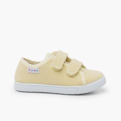 Sneakers tela rustica effetto lavato Banana