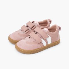 Scarpe sportive Blanditos bande laterali suola caramello Rosa