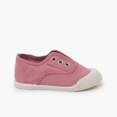 Scarpe barefoot in tela senza lacci Rosa