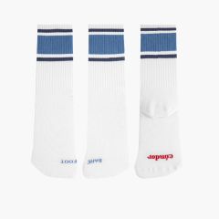 Calzini barefoot righe sport spugna Blu reale
