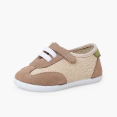 Sneakers barefoot combinate lacci elastici Terra