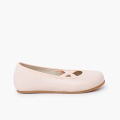 Ballerine balletto barefoot Comunione Rosa