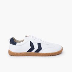 Sneakers barefoot lacci taglie grandi Blu