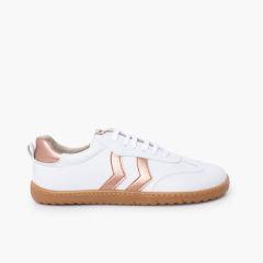 Sneakers barefoot lacci taglie grandi Bronzo