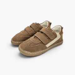 Sneakers barefoot effetto nabuk decorazione laterale Rovere