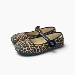 Ballerine con cinturino barefoot animal print Animal Print