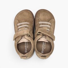 Sneakers Blanditos camoscio taglie grandi visone