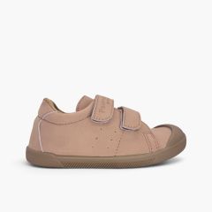 Sneakers morbide barefoot effetto nabuk Rosa