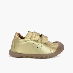 Sneakers barefoot effetto pelle colori metallizzate Oro