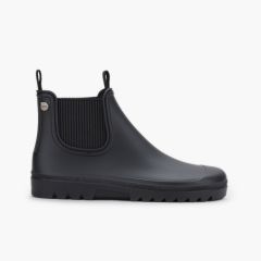 Stivaletti da pioggia Chelsea barefoot donna Nero