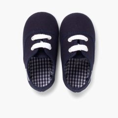 Scarpe Bambini tipo Sneakers con lacci Blu