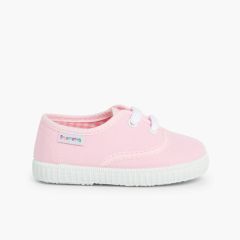Scarpe Bambini tipo Sneakers con lacci Rosa