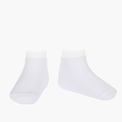 Calzini Invisibili in Cotone Elasticizzato Bianco