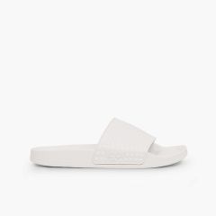 Ciabatte Igor fascia ampia modello Beach Bianco