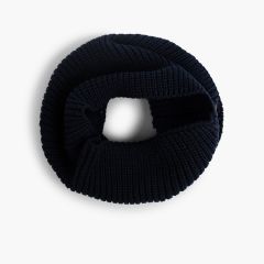 Sciarpa circolare di maglia Blu