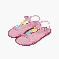 Sandali gomma stelle marine Tricia Fucsia