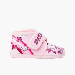  Stivali da casa con chiusura slip-on Sparkly  Rosa