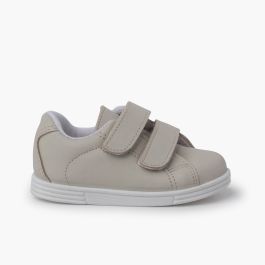 Scarpe sportive Neonato e Bambino Pelle Lavabile  Beige