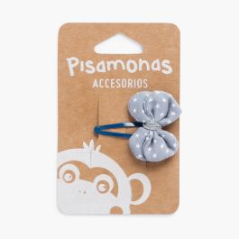 Forcina fiocco con stelle Azzurro Piombo