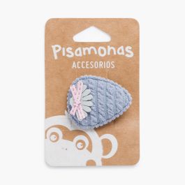 Clip di chiusura a becco d'anatra alla fragola Azzurro Piombo