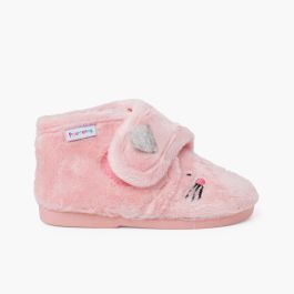 Pantofole animali peluche Rosa