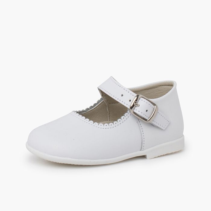 Comprare Scarpe Primi Passi Bambina Pelle Fibbia