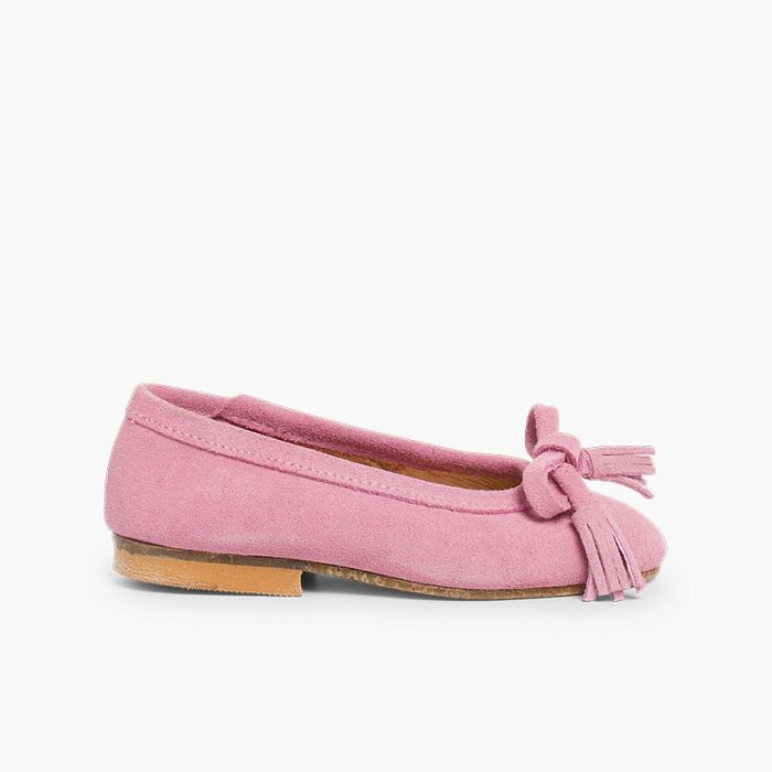 Ballerine Bambina Scarpe Scamosciate