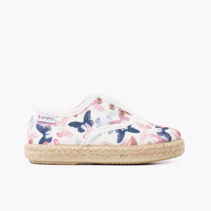 Sneakers Farfalle Linguetta Elastica senza Lacci