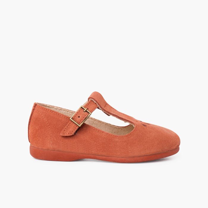 Scarpe con cinturino tritata retrò 