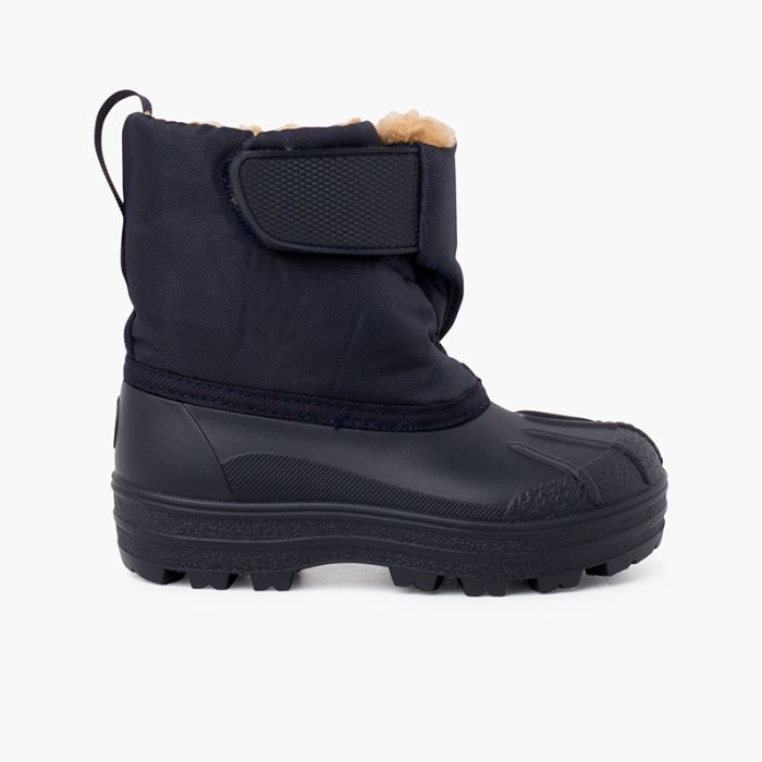 Stivali apreski stile shearling con chiusura aderente
