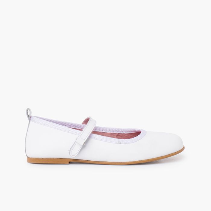 Scarpe da cerimonia per bambina con sottile cinturino a strappo