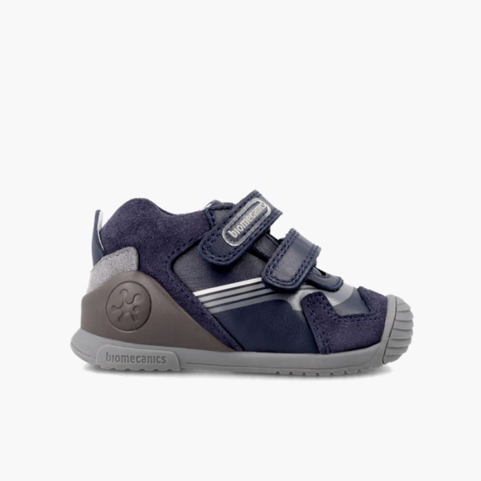Sneaker Biomecanics primi passi in scamosciato e pelle