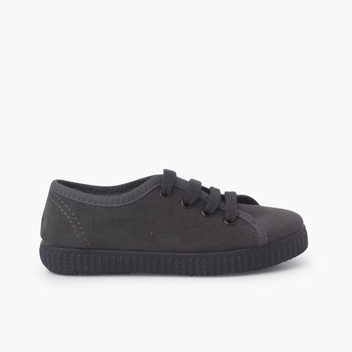 Sneakers con lacci in poliestere riciclato