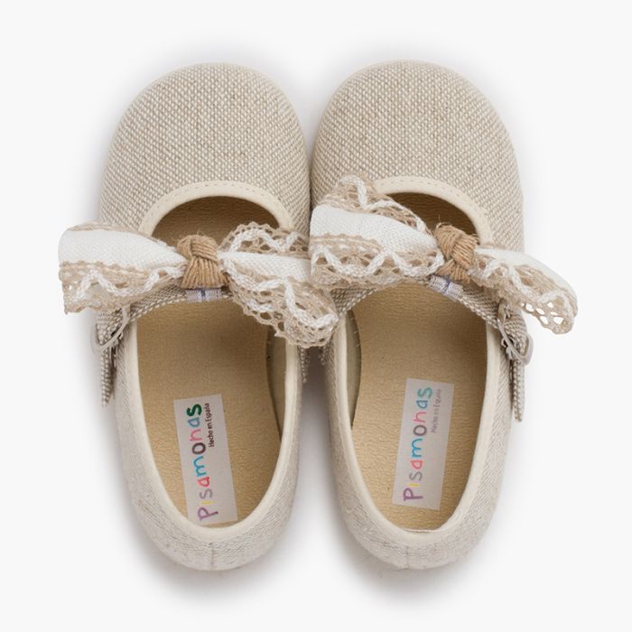 Ballerine Bambini Nastri Ballerine Pisamonas Con Nastri In Raso