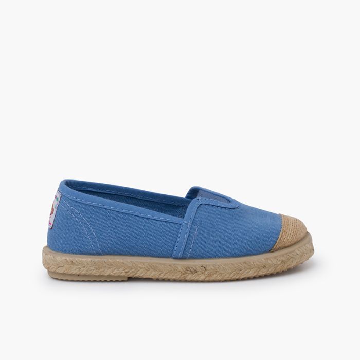 Espadrillas elastico centrale punta iuta 