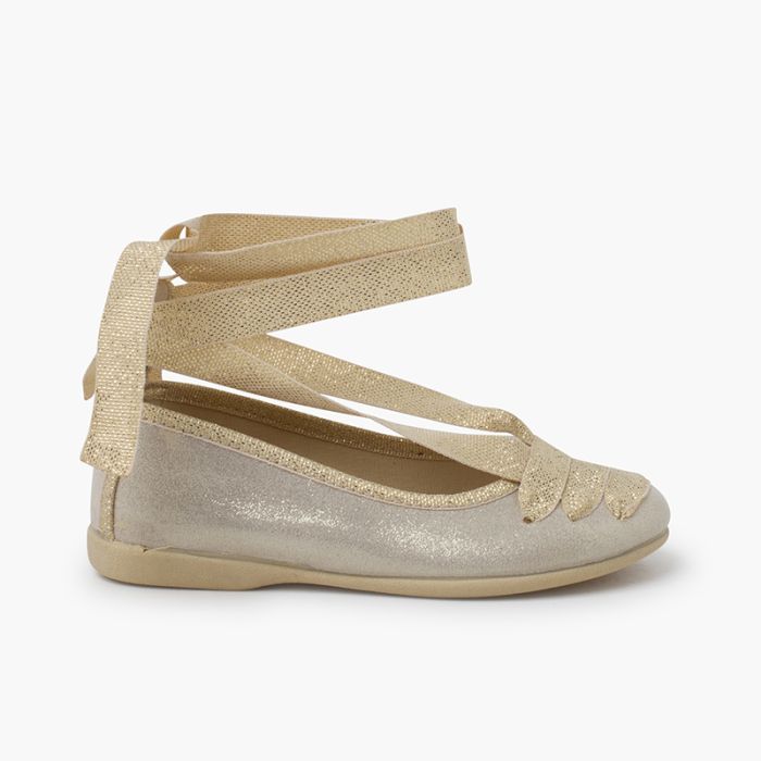 Ballerine goyesque con nastri brillanti
