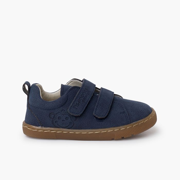 Sneakers barefoot tipo pelle testurizzata