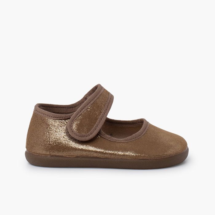 Ballerine con cinturino barefoot lucido chiusura a strappo