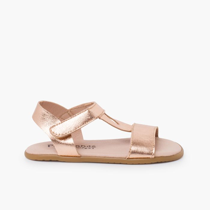 Sandali Barefoot Fasce Metallizzate