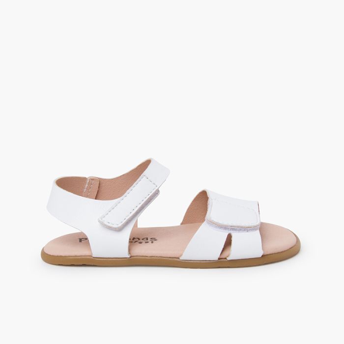 Sandali barefoot in pelle fascia anteriore a strappo