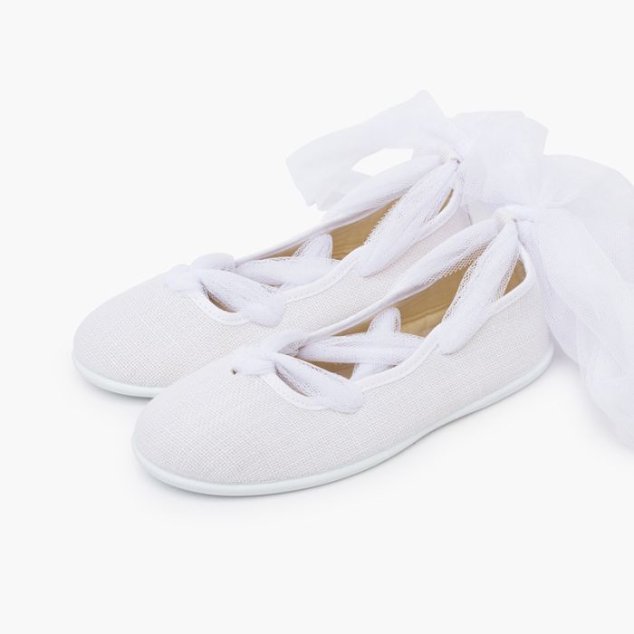 Pisamonas Espadrillas Bebè Con Fiocco In Tulle - Scarpe Comode E Carine - Foto 11