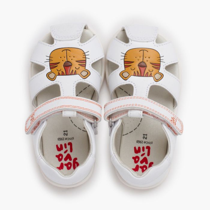 Sandali Garvalín Per Bambine - Modello Stampato In Pelle Sintetica, Comodo E Colorato - Foto 6