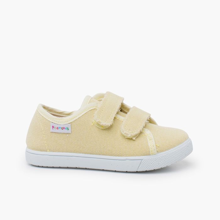 Sneakers tela rustica effetto lavato