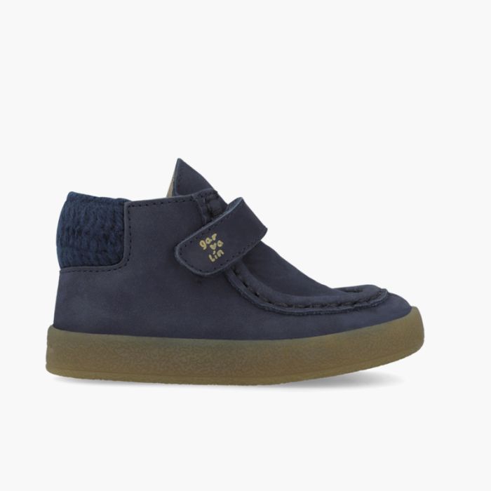 Stivaletti wallaby collo foderato chiusura strappo