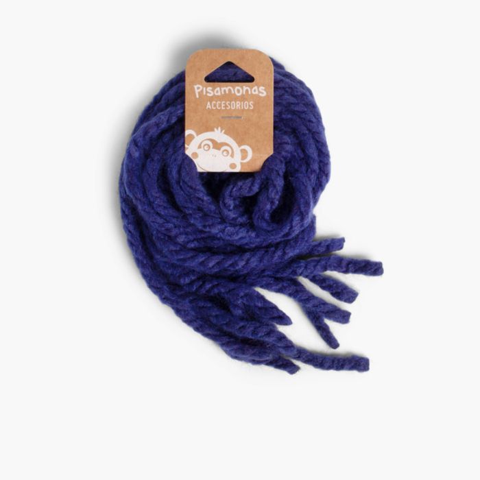 Elastici per capelli da bambina di lana monocolore