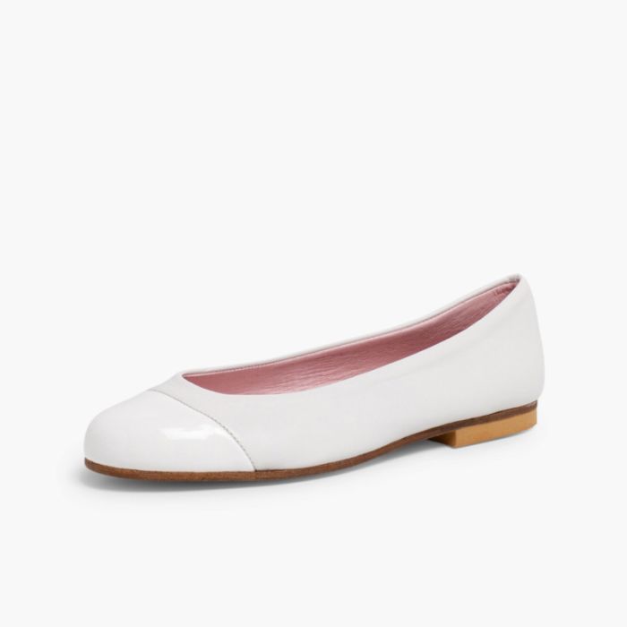 Ballerine Donna e Bambina di nappa e punta di vernice